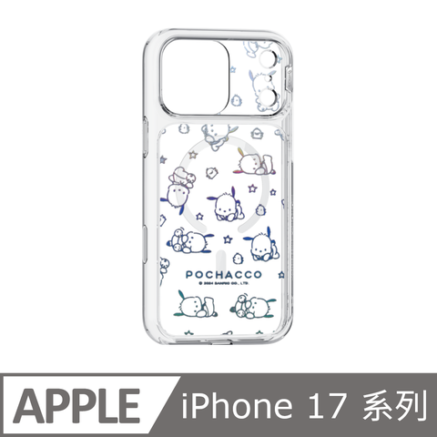 Slimax 帕恰狗懶懶悠閒風 x imos 磁吸手機殼 iPhone Air / 17 / Pro / Pro Max 三麗鷗授權膜料包膜款