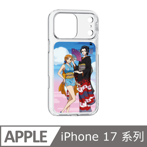 Slimax 和服娜美與羅賓 x imos 磁吸手機殼 iPhone Air / 17 / Pro / Pro Max 航海王授權膜料包膜款