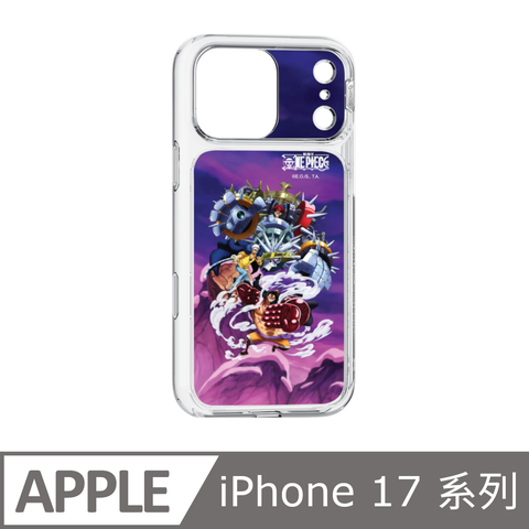 Slimax 三位船長 x imos 磁吸手機殼 iPhone Air / 17 / Pro / Pro Max 航海王授權膜料包膜款保護殼