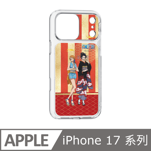 Slimax 娜美和羅賓 x imos 磁吸手機殼 iPhone Air / 17 / Pro / Pro Max 航海王授權膜料包膜款保護殼