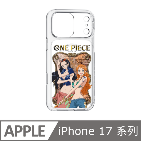 Slimax 羅賓與娜美 x imos 磁吸手機殼 iPhone Air / 17 / Pro / Pro Max 航海王授權膜料包膜款保護殼