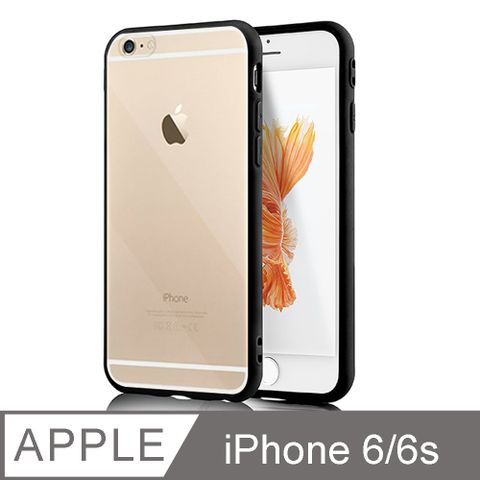 Apple iPhone 6/6s 高質感雙料材質 透明TPU+PC手機殼/保護套