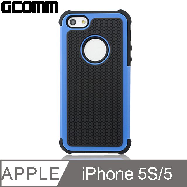 GCOMM 結帳折 iPhone 5S/5 Full Protection 全方位超強防摔殼 青春藍