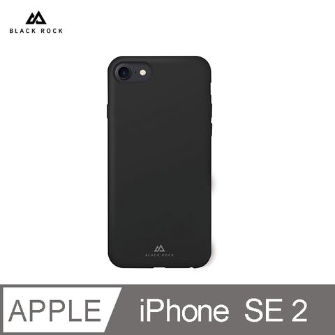 德國 Black Rock 液態矽膠抗摔保護殼-iPhone SE (第2代) 黑