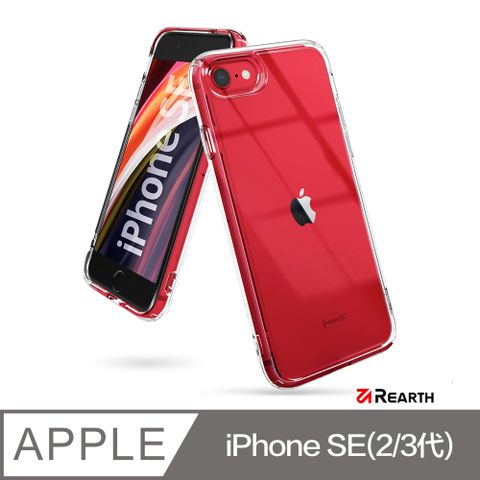 Rearth Apple iPhone SE(2/3代) (Ringke Fusion) 抗震保護殼(透明)