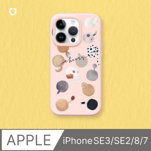 【犀牛盾】iPhone SE3/SE2/8/7 SolidSuit防摔背蓋手機殼∣獨家設計-冒牌氣球(多色可選)