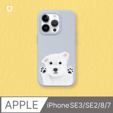 RHINOSHIELD 犀牛盾 iPhone SE3/SE2/8/7 SolidSuit防摔背蓋手機殼獨家設計-我要抱抱(多色可選)