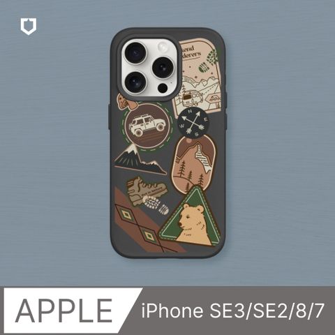 【犀牛盾】iPhone SE3/SE2/8/7 SolidSuit防摔背蓋手機殼∣獨家設計-回訪自然(多色可選)