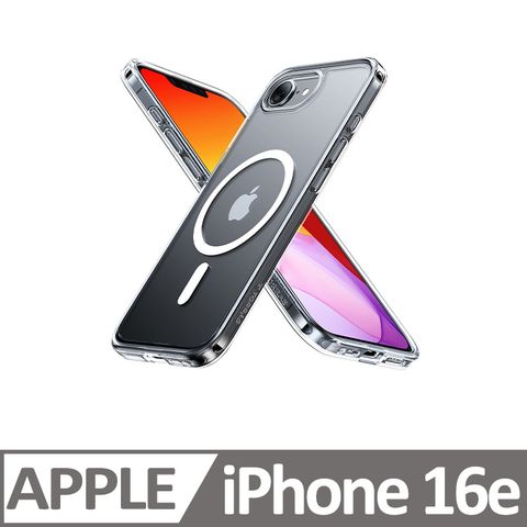 TORRAS 圖拉斯 Diamond-Mag iPhone 16E MagSafe磁吸抗黃化透明手機殼