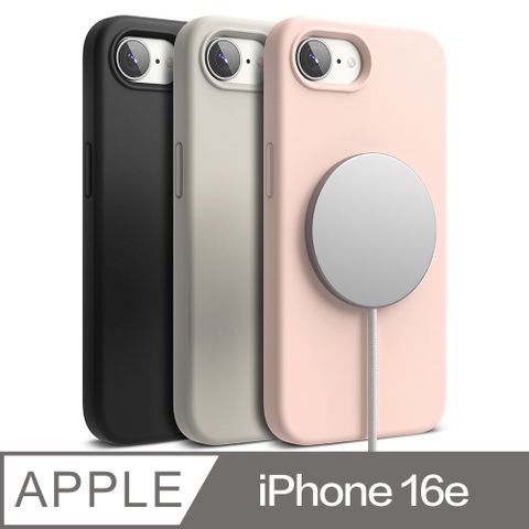 Rearth Apple iPhone 16e (Ringke Magnetic) 磁吸矽膠手機保護殼