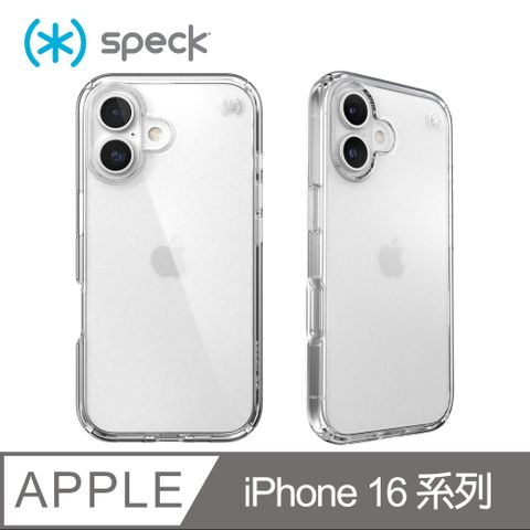 Speck iPhone 16 /16 Plus Presidio Perfect-Clear 透明防摔殼