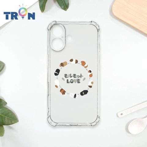 TRON iPhone 16 走來走去天竺鼠/天竺鼠圈 四角防摔殼 軟殼 手機殼