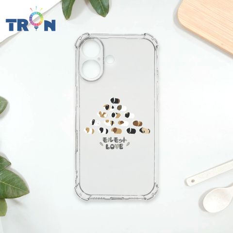 TRON iPhone 16 走來走去天竺鼠/天竺鼠疊疊樂 四角防摔殼 軟殼 手機殼