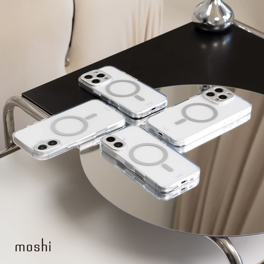 Moshi 摩仕 iPhone 16 iGlaze 透明保護殼-Clear (兼容MagSafe)