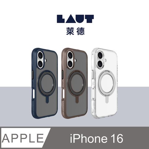 LAUT 萊德 iPhone 16 磁吸360支架軍規耐衝擊保護殼