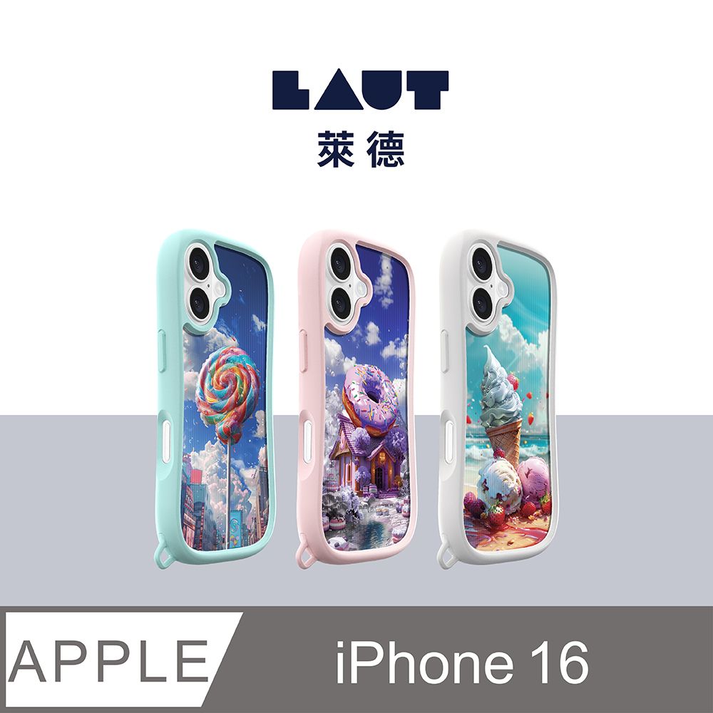 LAUT 萊德 iPhone 16 磁吸耐衝擊保護殼-3D款