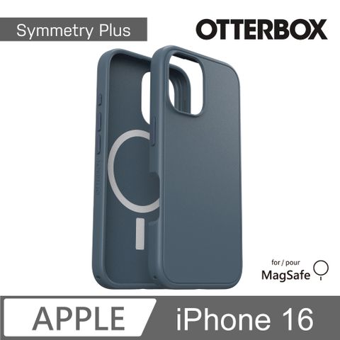 OTTERBOX iPhone 16 6.1吋 Symmetry Plus 炫彩幾何保護殼-藍(支援MagSafe)