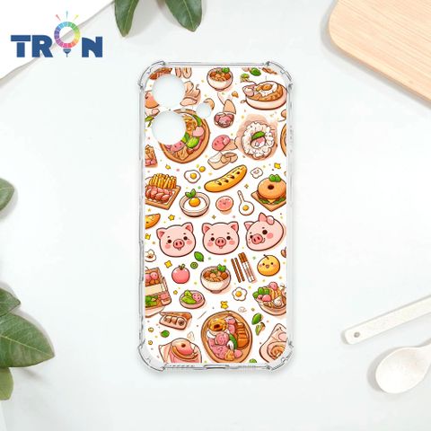 TRON IPhone 16 小豬與食物系列 四角防摔殼 手機殼