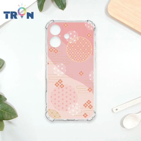 TRON IPhone 16 日系和風圓點散花系列 四角防摔殼 手機殼