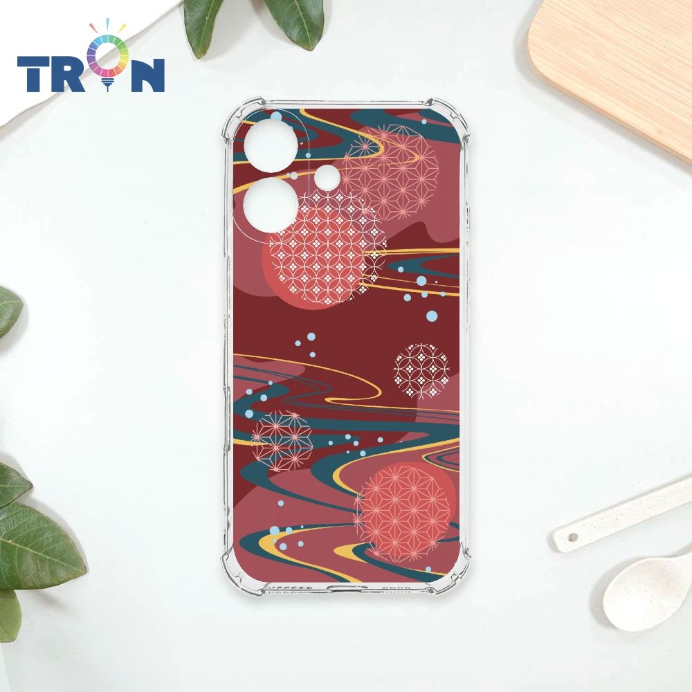  TRON IPhone 16 日系和風圓點星河系列 四角防摔殼 手機殼