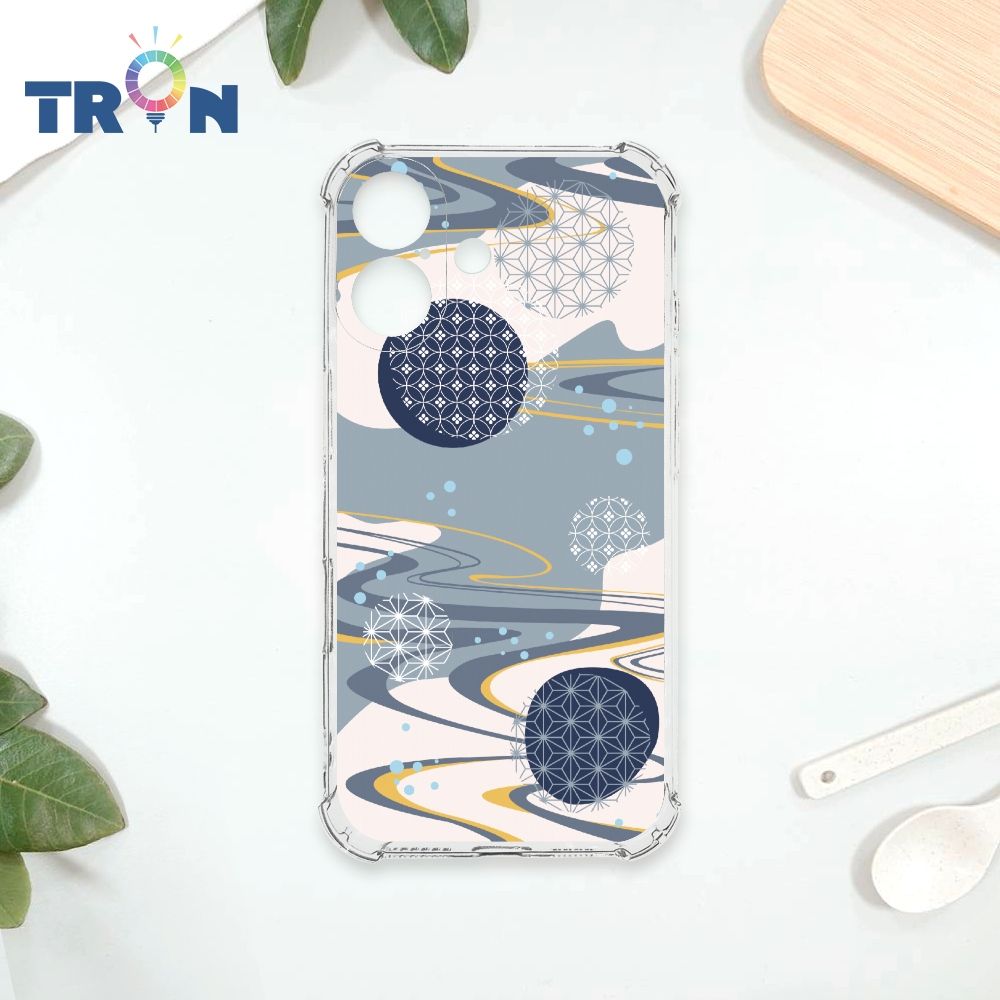  TRON IPhone 16 日系和風圓點星河系列 四角防摔殼 手機殼