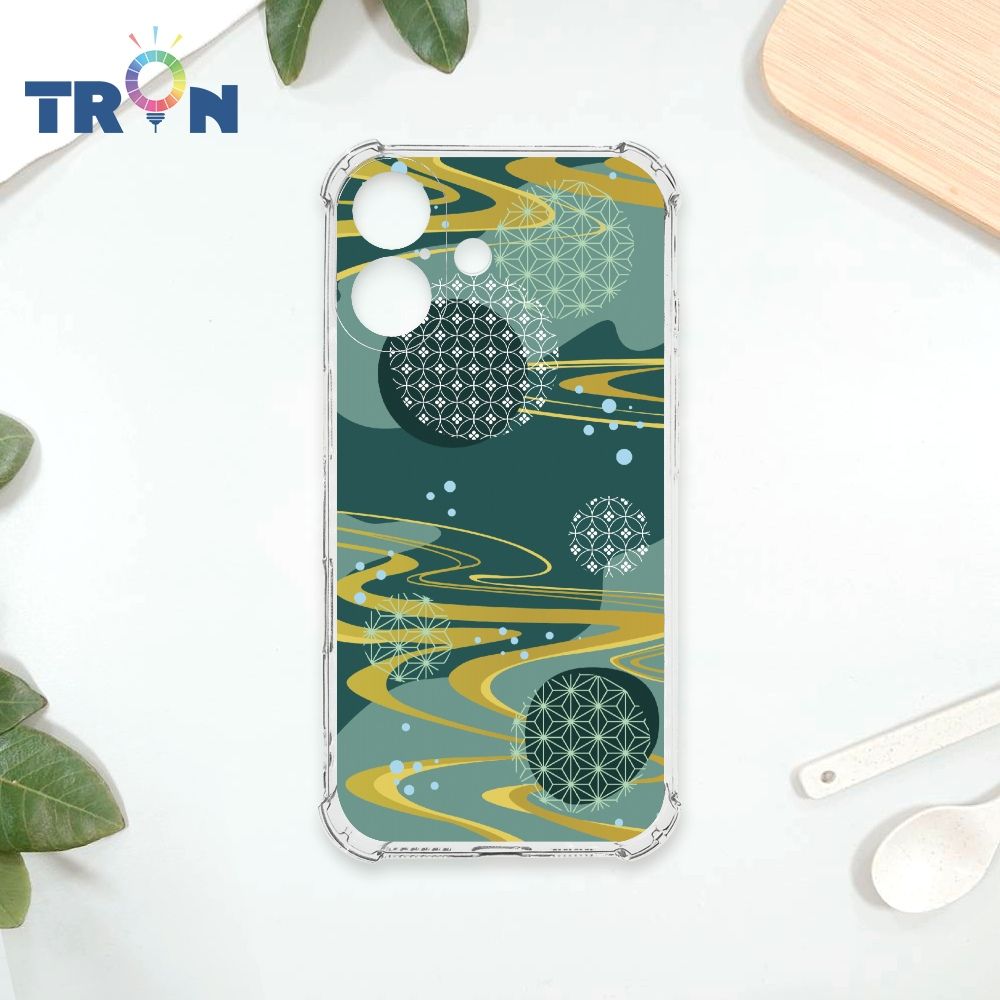  TRON IPhone 16 日系和風圓點星河系列 四角防摔殼 手機殼