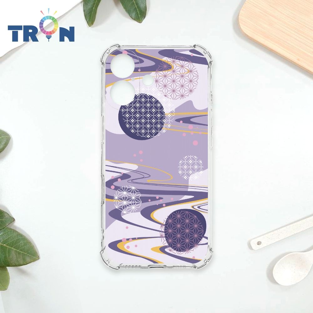  TRON IPhone 16 日系和風圓點星河系列 四角防摔殼 手機殼