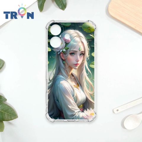 TRON IPhone 16 荷葉中的少女 四角防摔殼 手機殼