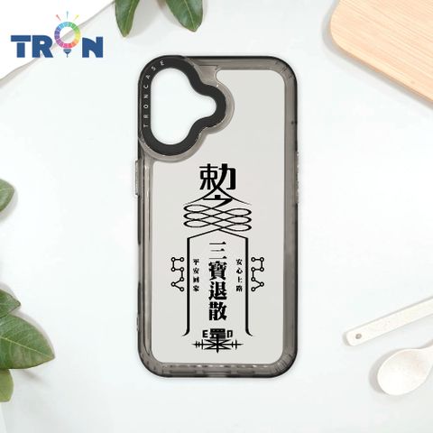 TRON IPhone 16 現代符咒三負能量退散順利 太空殼 透白款 手機殼