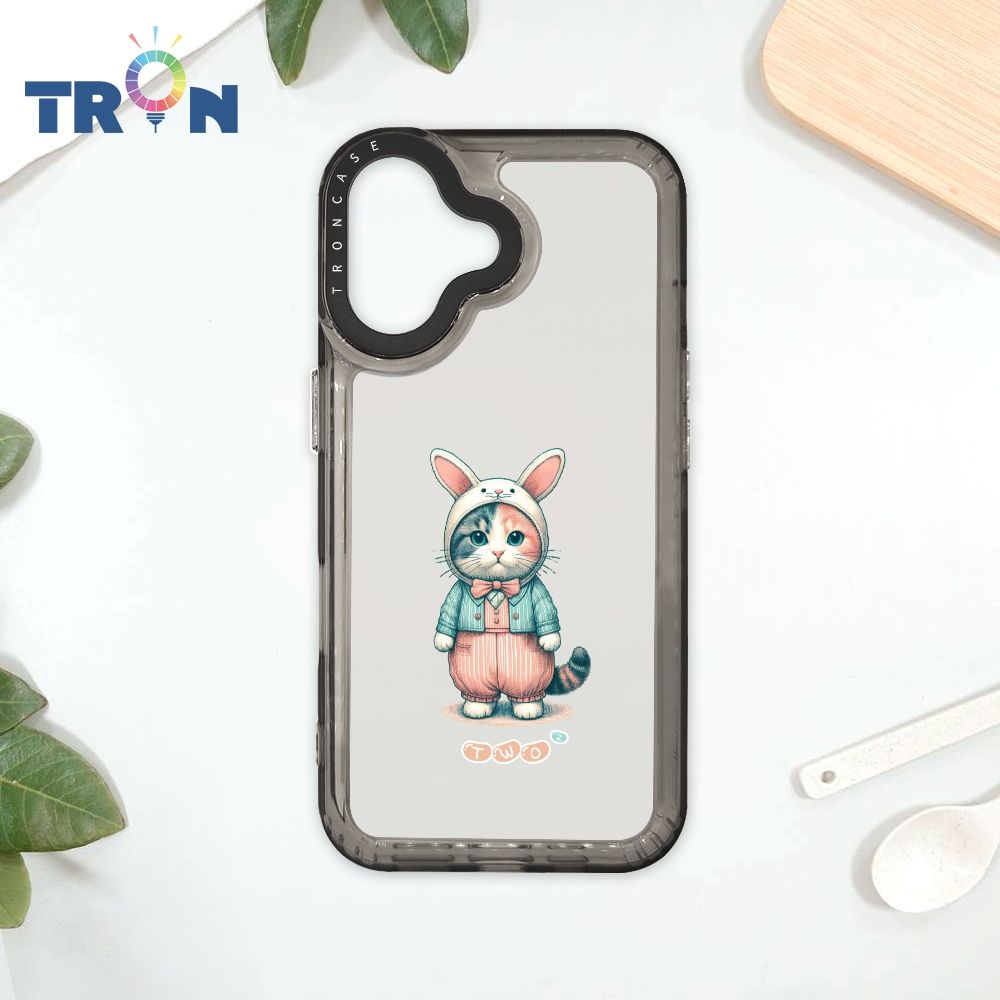  TRON IPhone 16 貓咪的衣櫥單圖 太空殼 透白款 手機殼