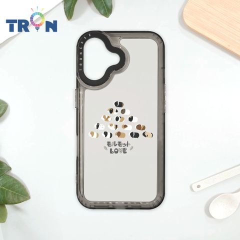 TRON IPhone 16 走來走去天竺鼠疊疊樂 太空殼 透白款 手機殼