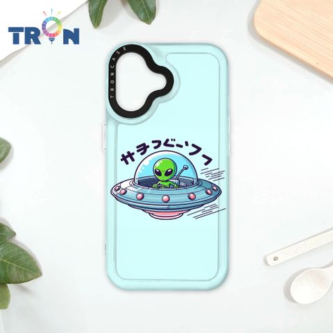 TRON iPhone 16 ET飛碟外星人系列 太空殼 透白款 手機殼