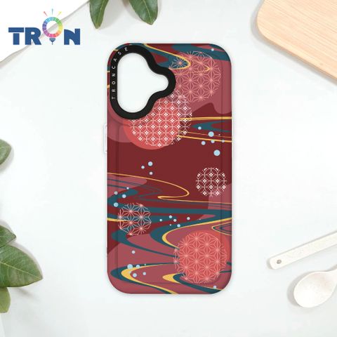 TRON iPhone 16 日系和風圓點星河系列 太空殼 透白款 手機殼