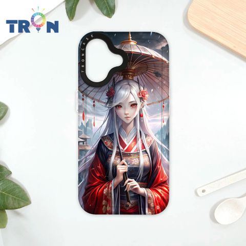 TRON iPhone 16 漢服少女 太空殼 透白款 手機殼