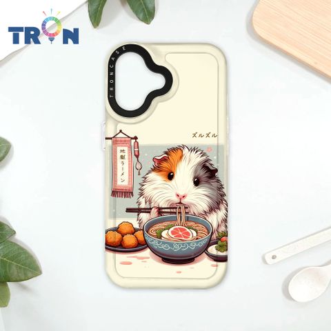 TRON iPhone 16 萌一番拉麵屋 太空殼 透白款 手機殼