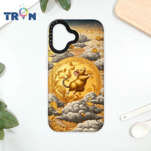 TRON iPhone 16 金碧輝煌的招財十二生肖 太空殼 透白款 手機殼