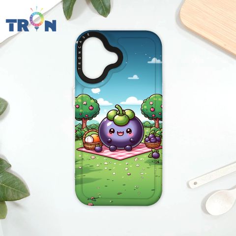 TRON iPhone 16 野餐的山竹系列 太空殼 透白款 手機殼