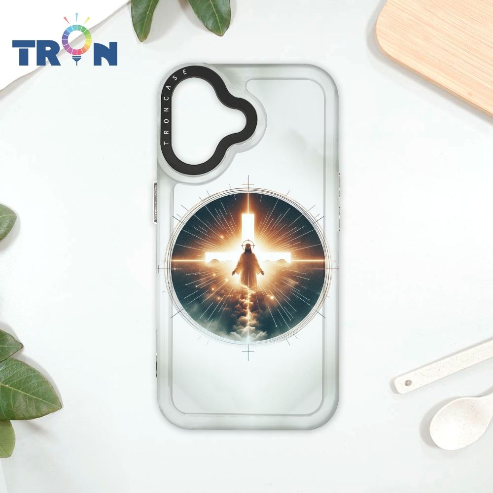  TRON IPhone 16 耶穌聖光 太空殼 透黑款 手機殼