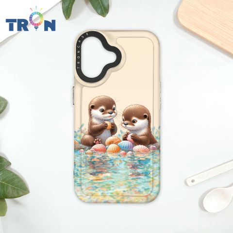 TRON IPhone 16 玩水的水獺系列 太空殼 透黑款 手機殼