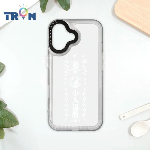 TRON iPhone 16 白色常見符咒 太空殼 透白款 手機殼