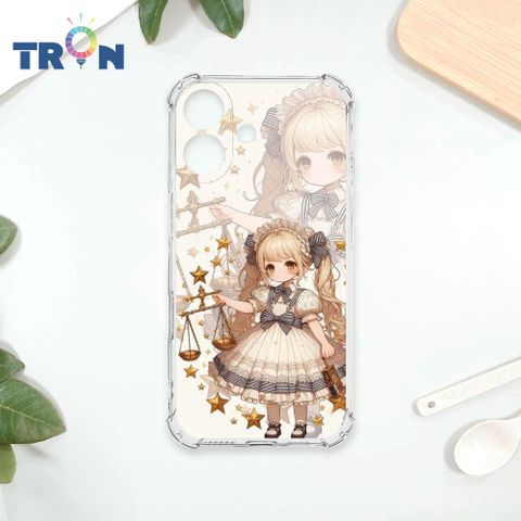 TRON IPhone 16 日系可愛小女孩星座系列 四角防摔殼 手機殼