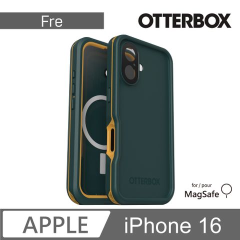 OtterBox LifeProof iPhone 16 6.1吋 Fre 全方位防水/雪/震/泥 保護殼-綠(支援MagSafe)