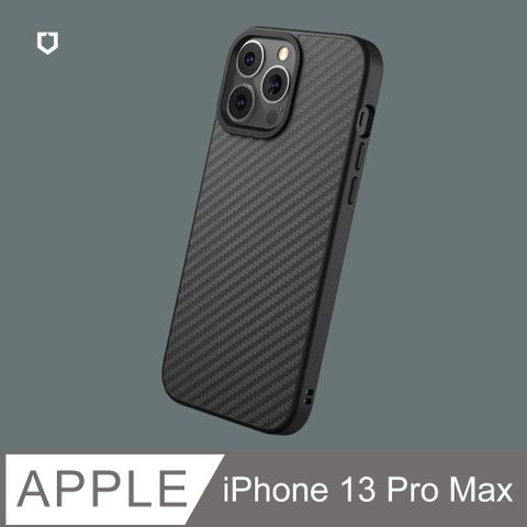 【犀牛盾】iPhone 13 Pro Max (6.7吋) SolidSuit 防摔背蓋手機保護殼-碳纖維紋路