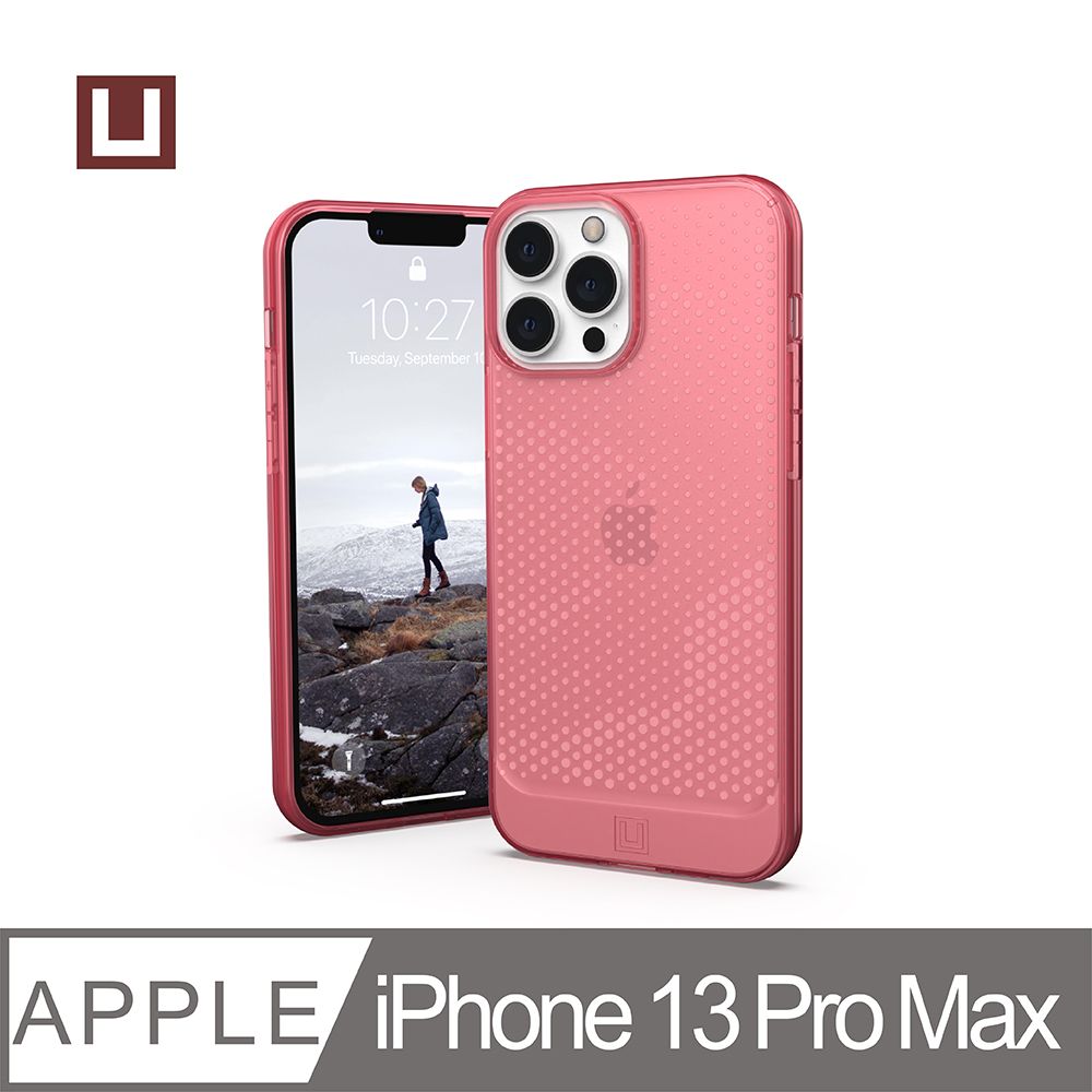 UAG [U] iPhone 13 Pro Max 耐衝擊保護殼-亮透紅