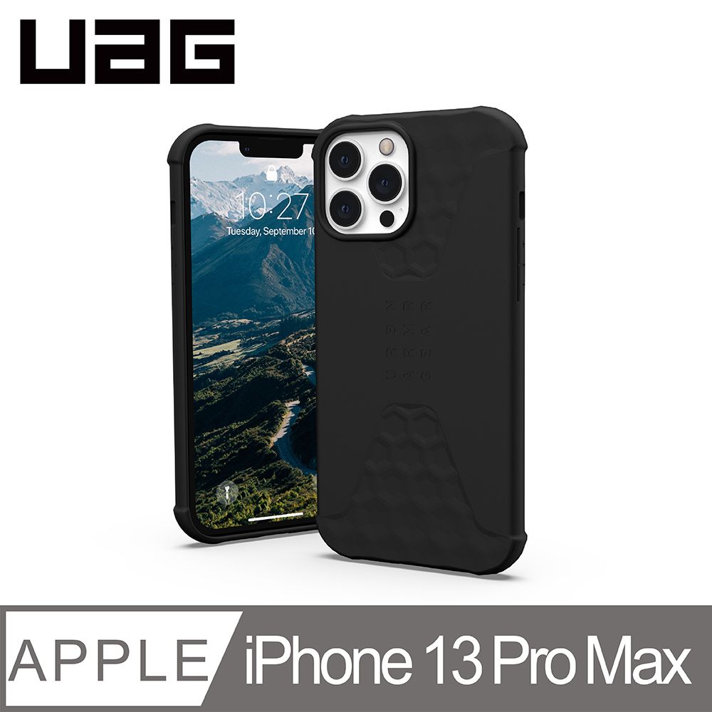 UAG  iPhone 13 Pro Max 耐衝擊輕薄矽膠保護殼-黑