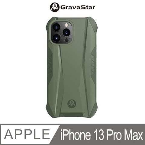 GRAVASTAR強殖裝甲防摔殼 iPhone 13 Pro Max(6.7吋)軍規綠