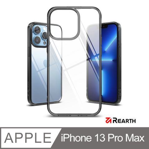 Rearth Apple iPhone 13 Pro Max (Ringke Fusion) 高質感保護殼(透黑)