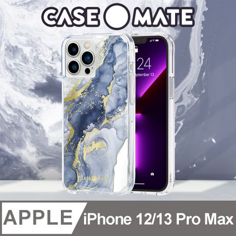 美國 Case●Mate iPhone 12/13 Pro MaxPrint 個性防摔殼 - 深藍大理石