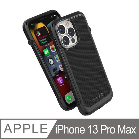 CATALYST iPhone13 Pro Max (6.7吋) 防滑防摔保護殼 ●碳黑專利音量切換旋轉鈕獲2016年美國消費性電子展創新獎