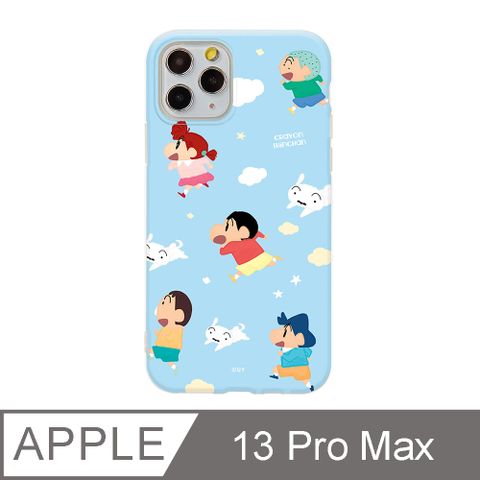 iPhone 13 Pro Max 6.7吋 蠟筆小新繽紛碎花系列防摔iPhone手機殼 夥伴小碎花